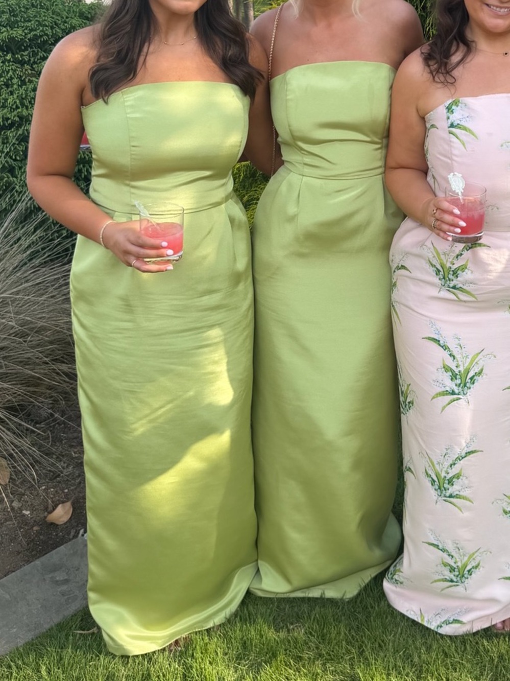LulaKate Bridesmaids Dress in Fern (green)